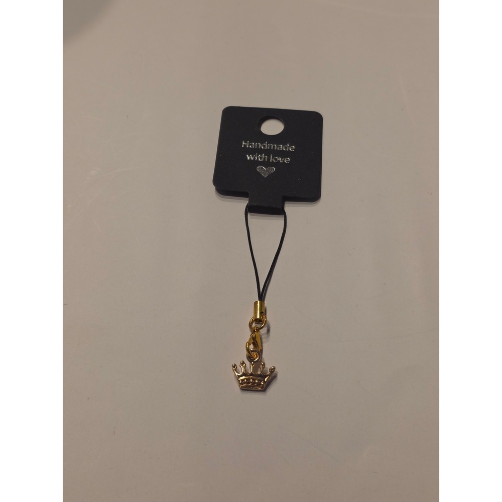 Princess Queen Crown Tiara Phone Charm Handmade